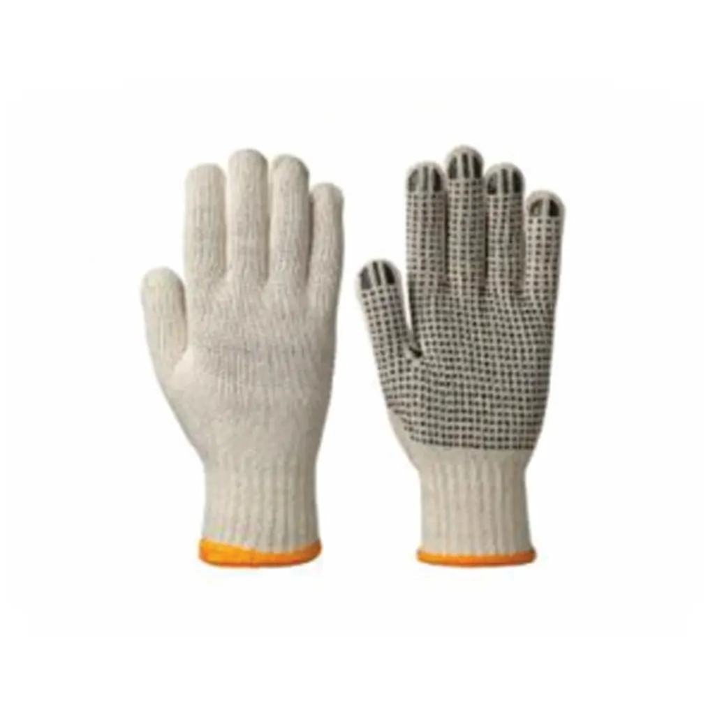 Cotton Knitted Safety Gloves