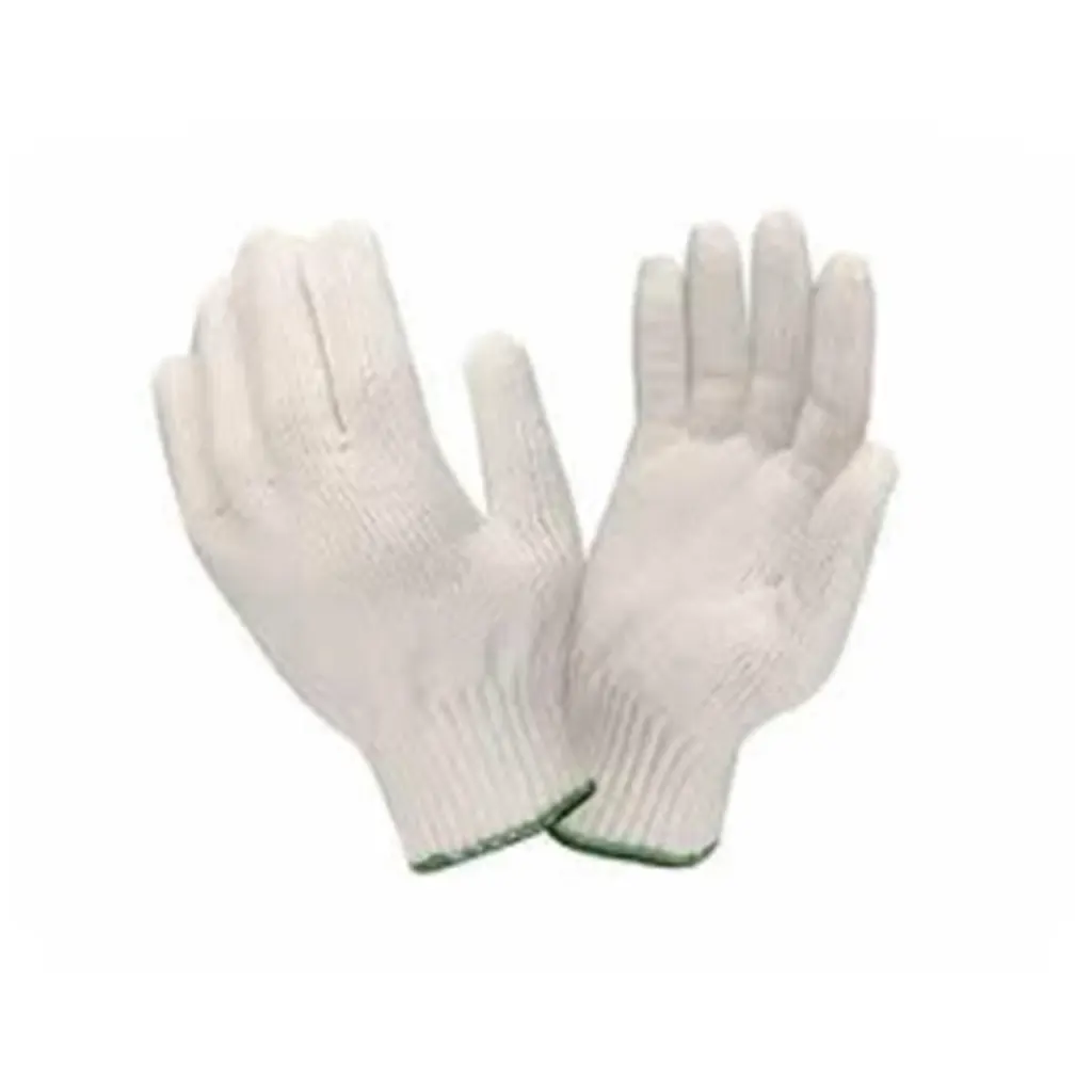 Cotton Knitted Safety Gloves - Image 2