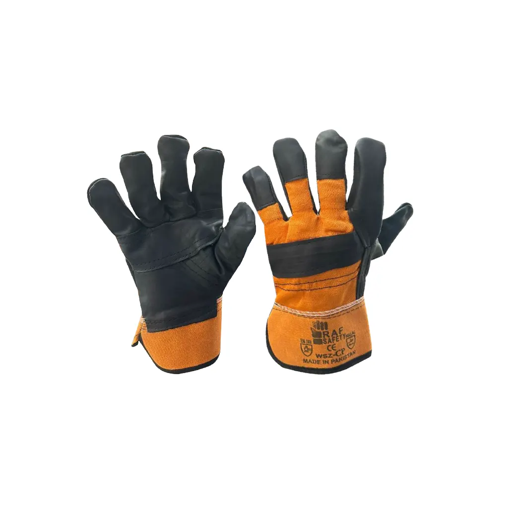 Leather Working Gloves — RAF Safety Brand (Made in Pakistan) - Image 4