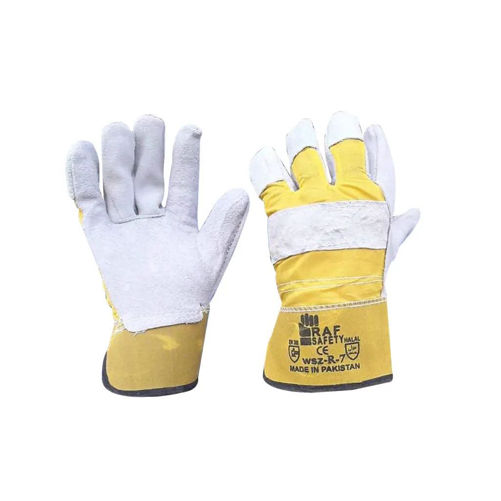 Leather Working Gloves — RAF Safety Brand (Made in Pakistan) - Image 2