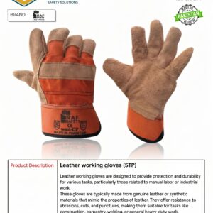 Leather working gloves (STP)