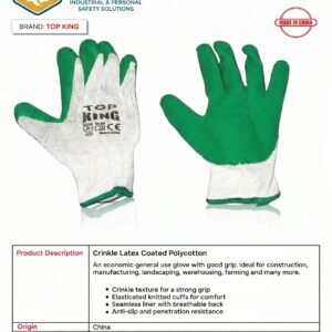 Crinkle Latex Coated Polycotton