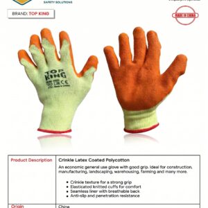 Crinkle Latex Coated Polycotton