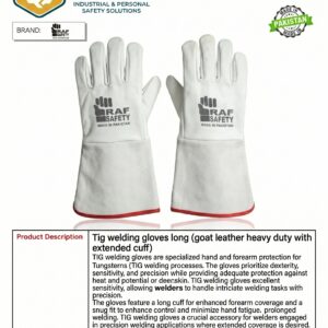 Tig welding gloves long (goat leather heavy duty)