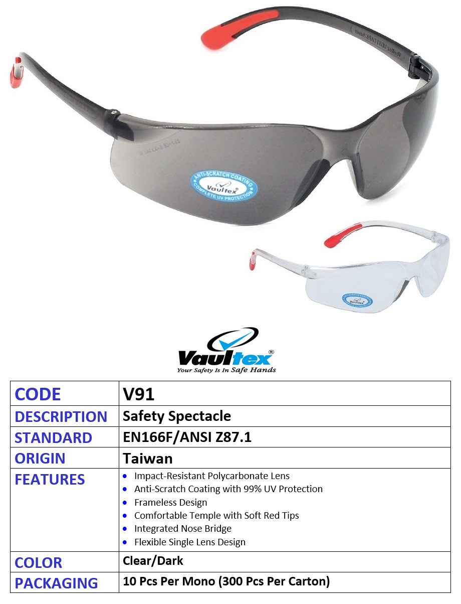 V91 — Safety Spectacle - Safety Equipment Saudi Arabia | RAF Safety