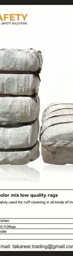 Color Mix Low Quality Rags (B) - Safety Equipment Saudi Arabia | RAF Safety