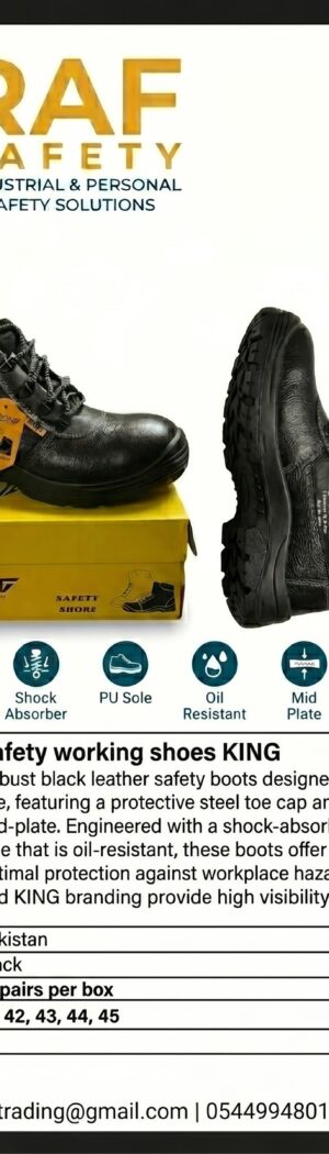 Safety Working Shoes KING - Safety Equipment Saudi Arabia | RAF Safety